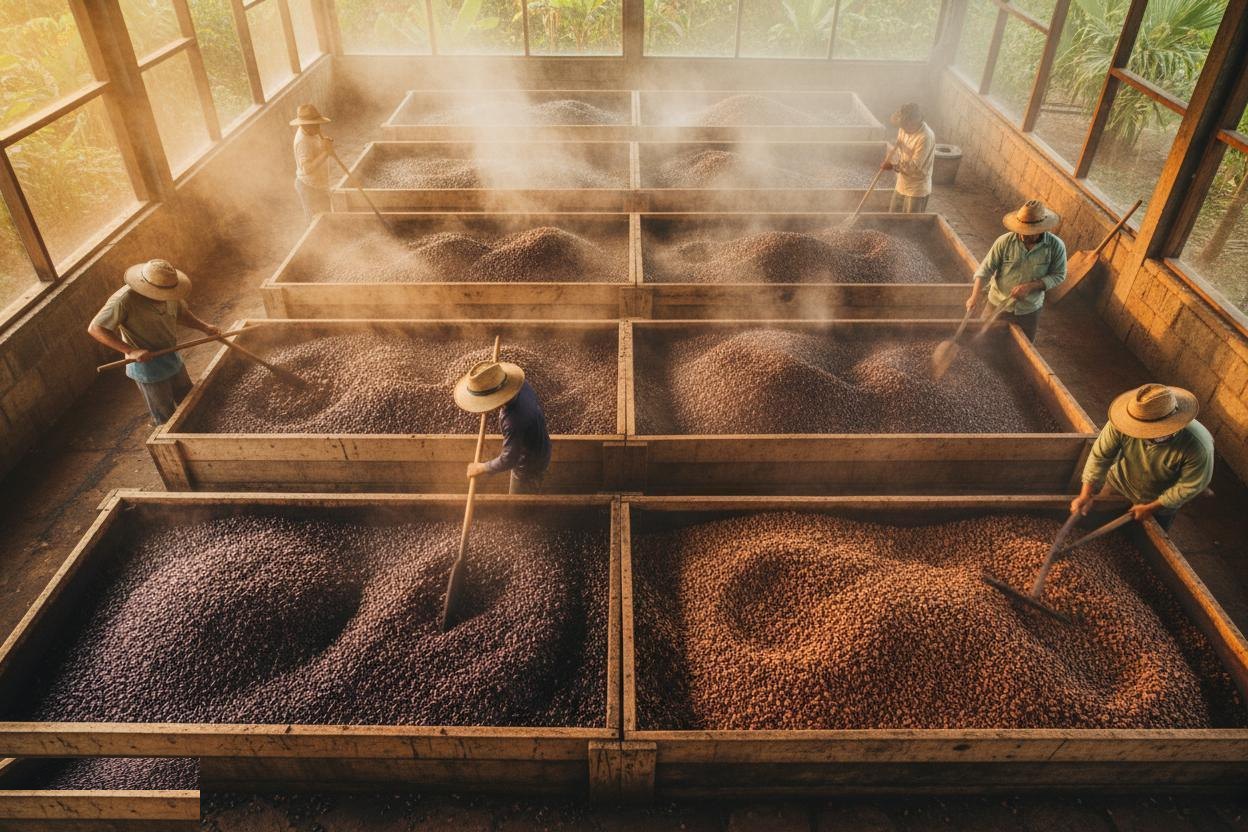 Controlled wooden-box fermentation